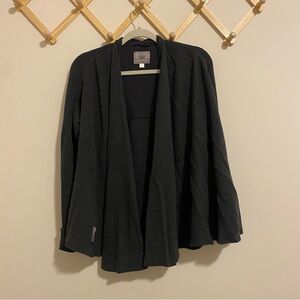 Ugg Australia Gray Drape Front Cardigan Sweater size Large